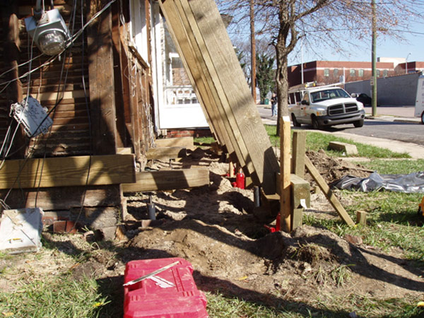 Foundation replacement old house virginia