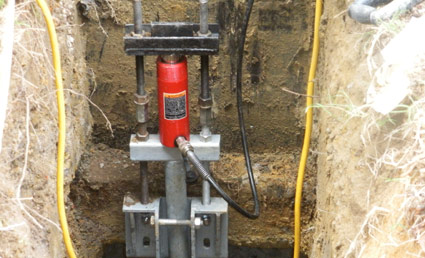 Helical Pier Foundation Repair for Helical Piers and Underpinning Richmond, VA